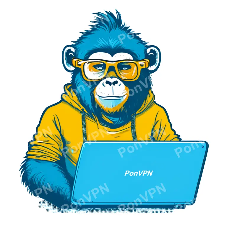 PonVPN monkey image